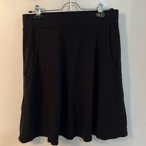 Black circle skirt